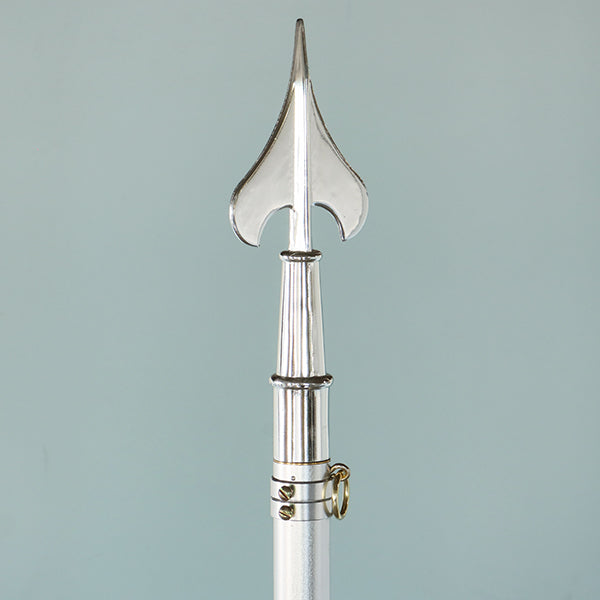 8' Flagpole with Chrome Spear Finial