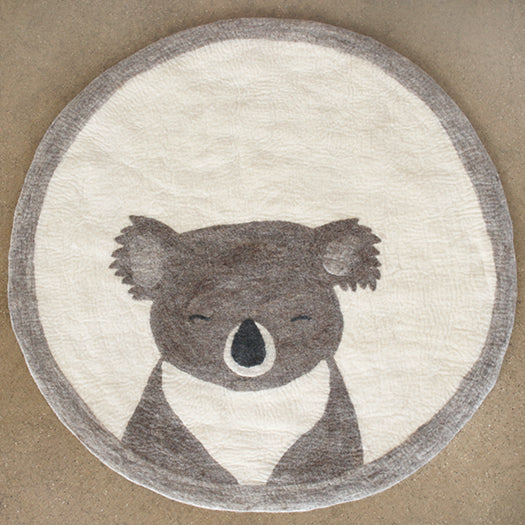 Koala Rug In Light Stone/Natural 48"W