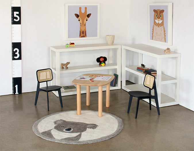Koala Rug In Light Stone/Natural 48"W