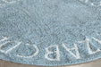 KIDSRUG8 - Round ABC Rug In Natural & Vintage 
