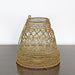 LAN07 - Small Antique Brass And Iron Wire Lantern
