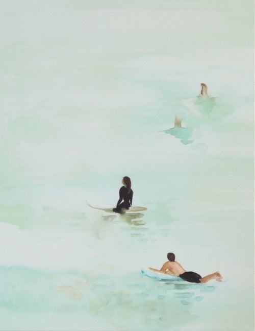 LAND502 - Surf Waiting 24W x 31H