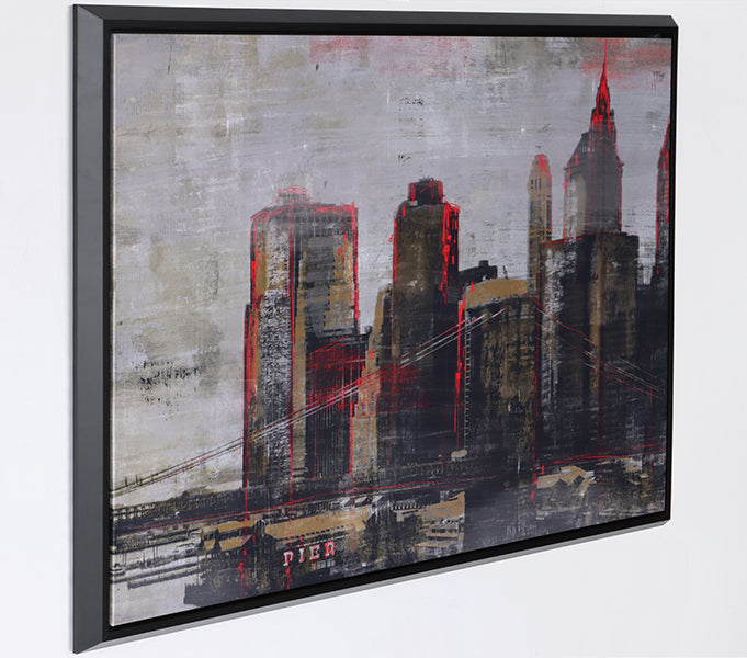 New York Sunset 60W X 40H