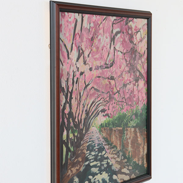 Spring Has Sprung on Campus Scene 26W x 26H - Cleared Art