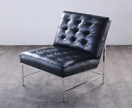 LC200 Mitchell Gold Major Chair in Black Leather