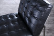 LC200 Mitchell Gold Major Chair in Black Leather