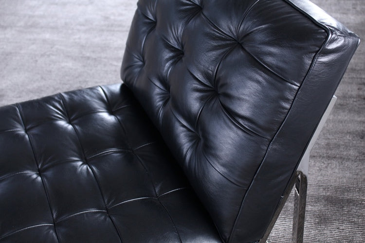 LC200 Mitchell Gold Major Chair in Black Leather