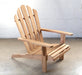 LC216 Teak Adirondak Chair With Ottoman
