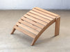 LC216 Teak Adirondak Chair With Ottoman