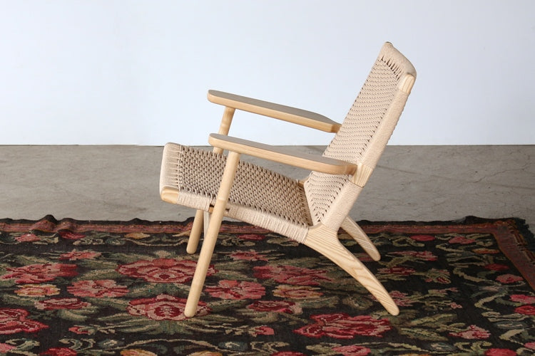 Modern Beech Wood Lounge Chair