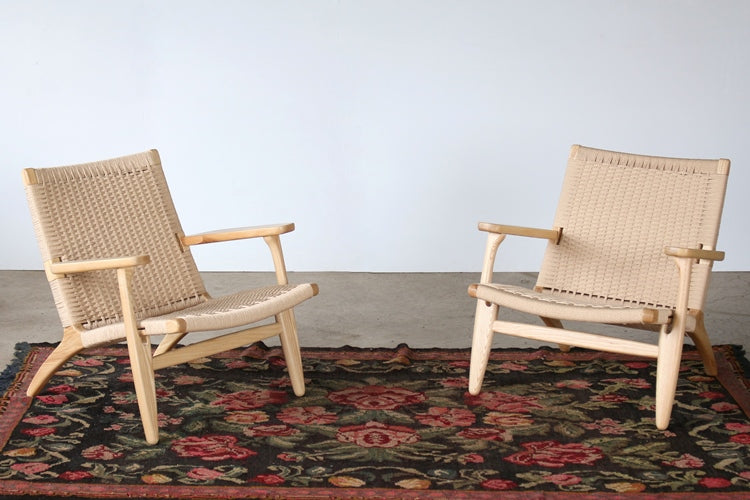 Modern Beech Wood Lounge Chair