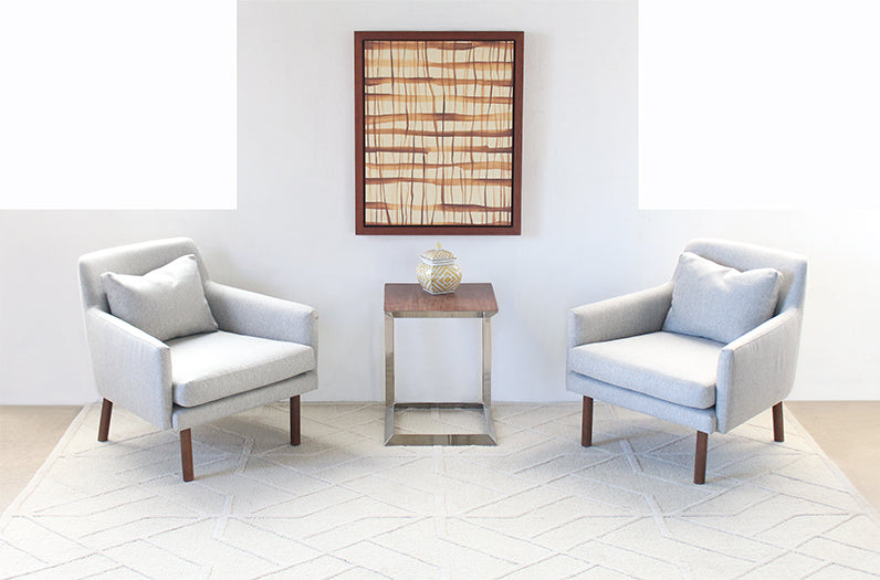 LC257 Clipper Lounge Chair in Ash Gray
