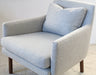 LC257 Clipper Lounge Chair in Ash Gray