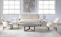 CT241 Brass Coffee Table with Shagreen Top