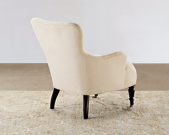 Tightback Lounge Chair in Linato Cream
