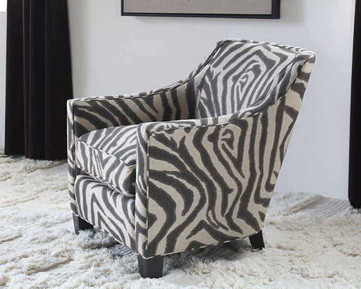 LC291 - Zikat Linen Lounge Chair With Mocha Legs