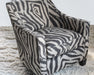 LC291 - Zikat Linen Lounge Chair With Mocha Legs