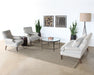 LC292 Nepal Mineral Lounge Chair With Pecan Finish