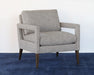 LC311 - Light Heather Gray Open Arm Lounge Chair