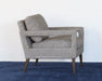 LC311 - Light Heather Gray Open Arm Lounge Chair