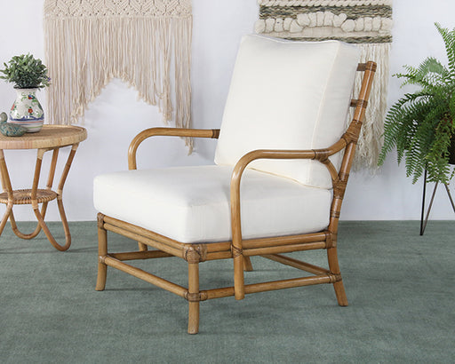 LC313 - Cushioned Rattan Lounge Chair 