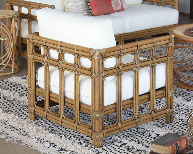 LC315 - South Seas Square Framed Rattan Lounge Chair