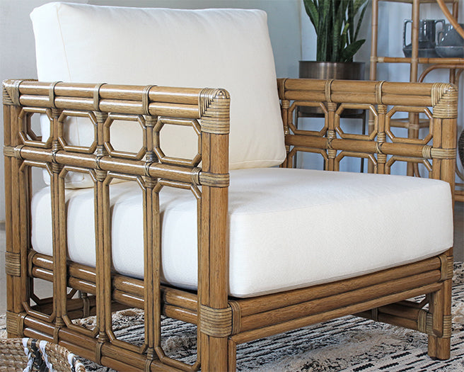 LC315 - South Seas Square Framed Rattan Lounge Chair