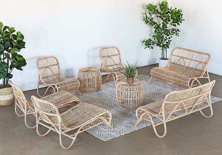 LC320 - Natural Rattan Chair 