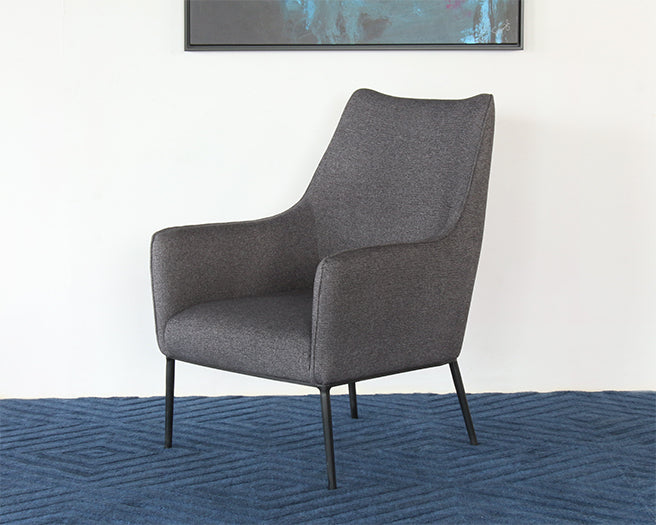 Onyx Modern Wing Chair