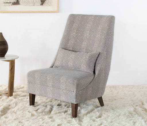 LC345 - Faux Deer Pattern Fabric Lounge Chair 
