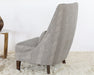 LC345 - Faux Deer Pattern Fabric Lounge Chair 