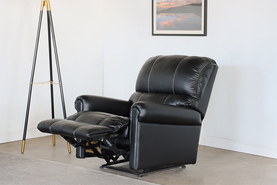 Black Leather Recliner