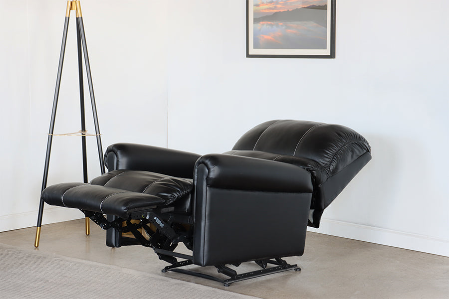Black Leather Recliner