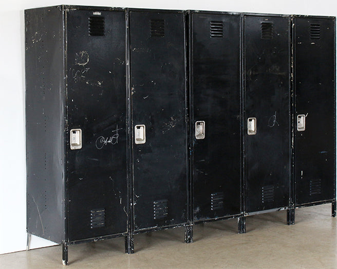 Simple Black Precinct Locker