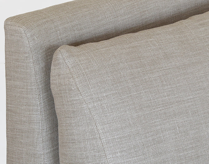 Armless Loveseat In Fawn