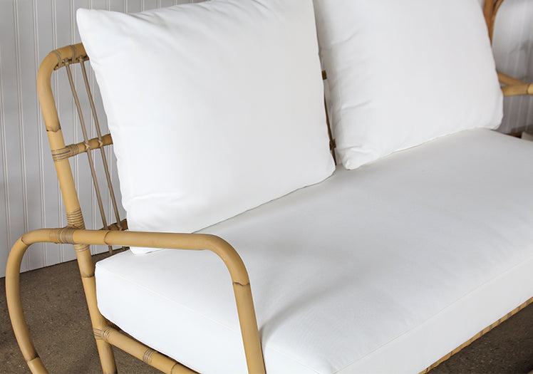 Faux Rattan Loveseat (Outdoor)