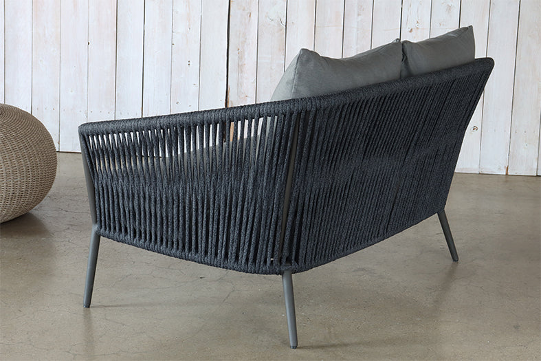 Charcoal Outdoor Loveseat