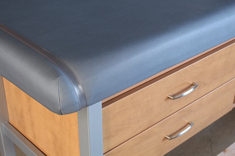 MDT01 Treatment Table with Upholstered Top and 2 Drawers