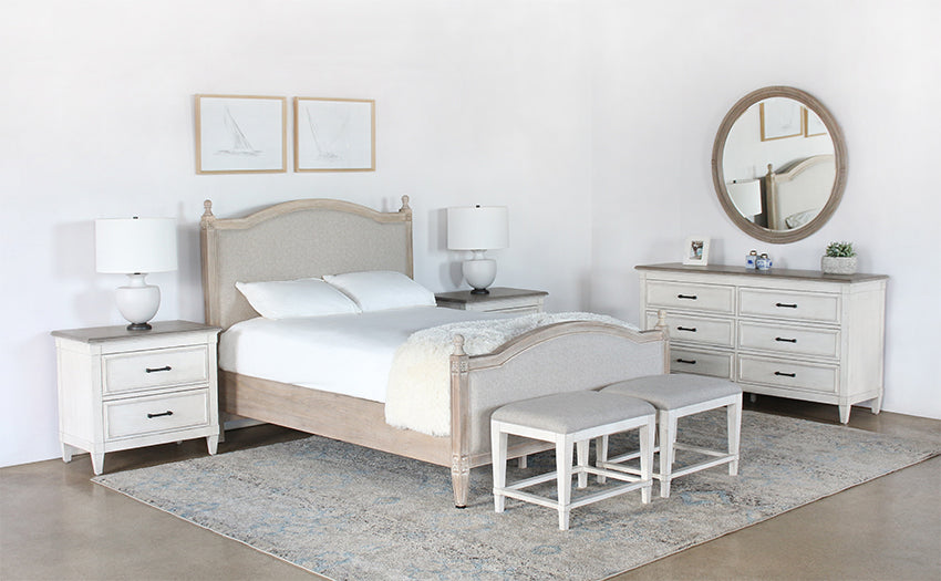 MIR105 - Soft Greywash Wood Mirror