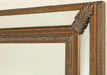 MIR79 Antique Gold Acanthus Panel Mirror