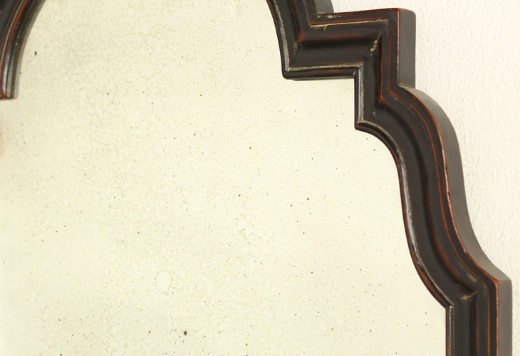 MIR84 Antique Mahogany Dutch Mirror