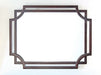 MIR88 Hollywood Regency Style Mirror in Caviar Finish 