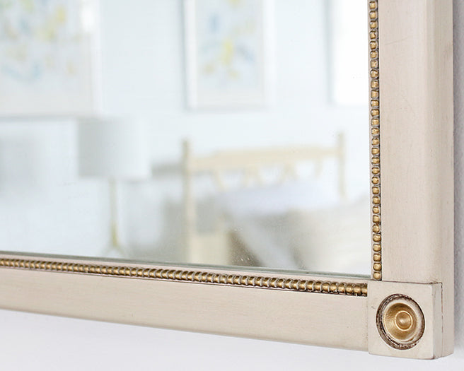 MIR94 Vintage Ivory Mirror