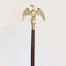 MISC141 8' Wood Flagpole with Eagle Finial and Base 