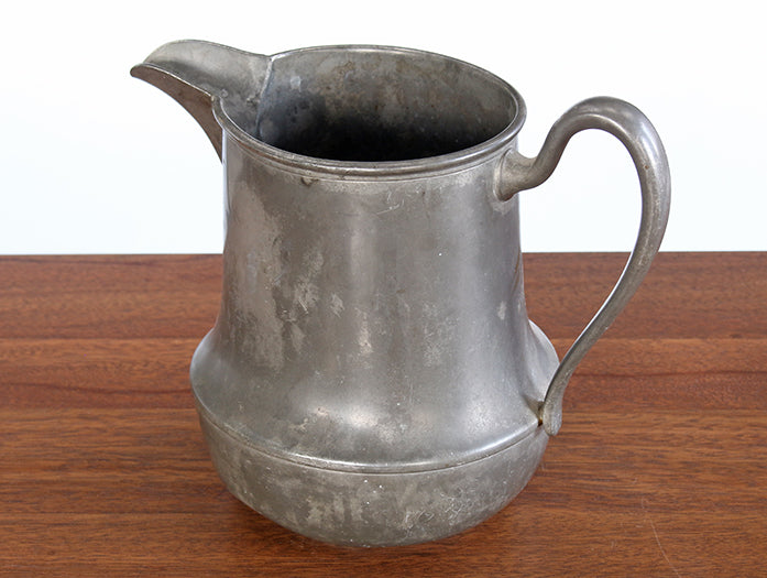 MISC145 Vintage Pewter Water Pitcher