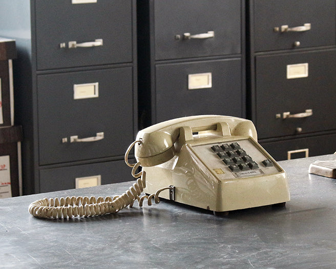 Classic Cream Pushbutton Telephone