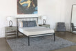 NS46 - Vintage Gray Nightstand with Two Shelves