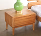 NS56 Modern Bamboo 1-Drawer Nightstand