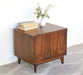 NS71 Midcentury Modern Brasilia Nightstand, Circa 1960
