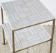 NS73 Piet Marble Nightstand
